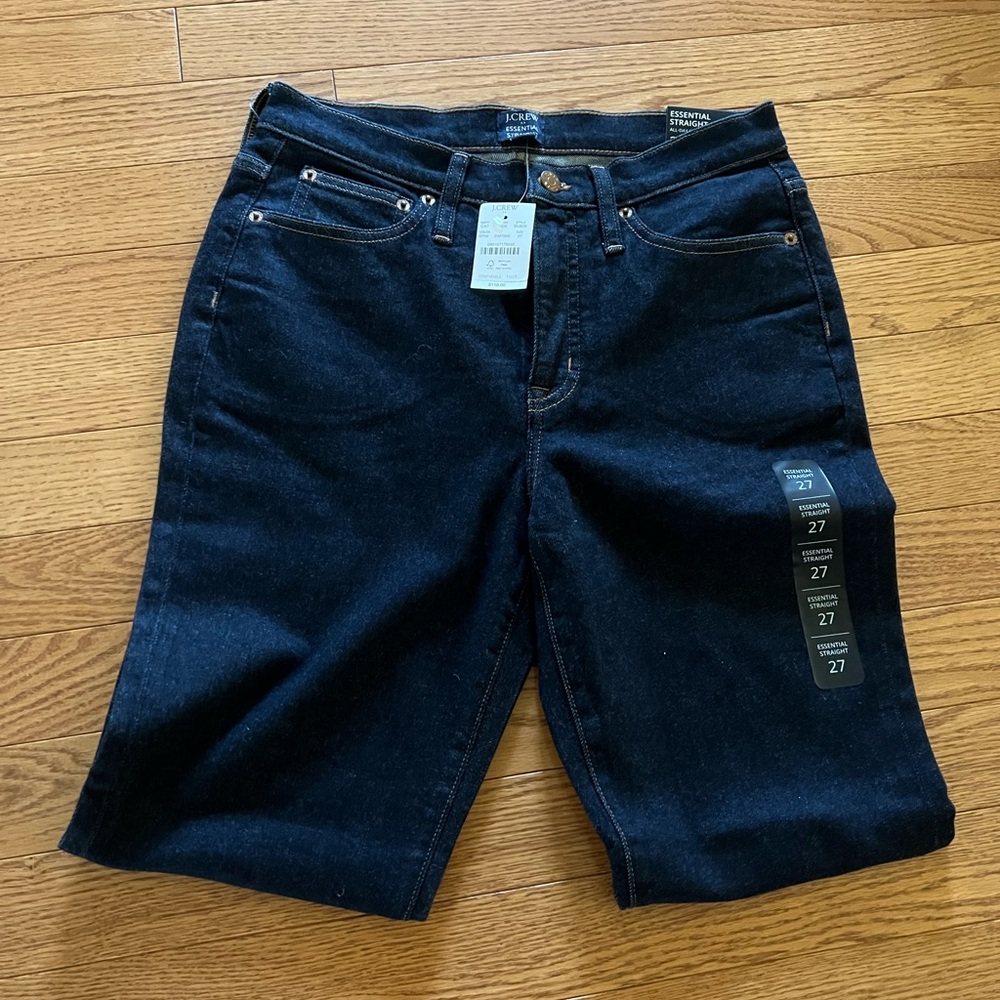 NWT J Crew Factory essential straight leg jeans